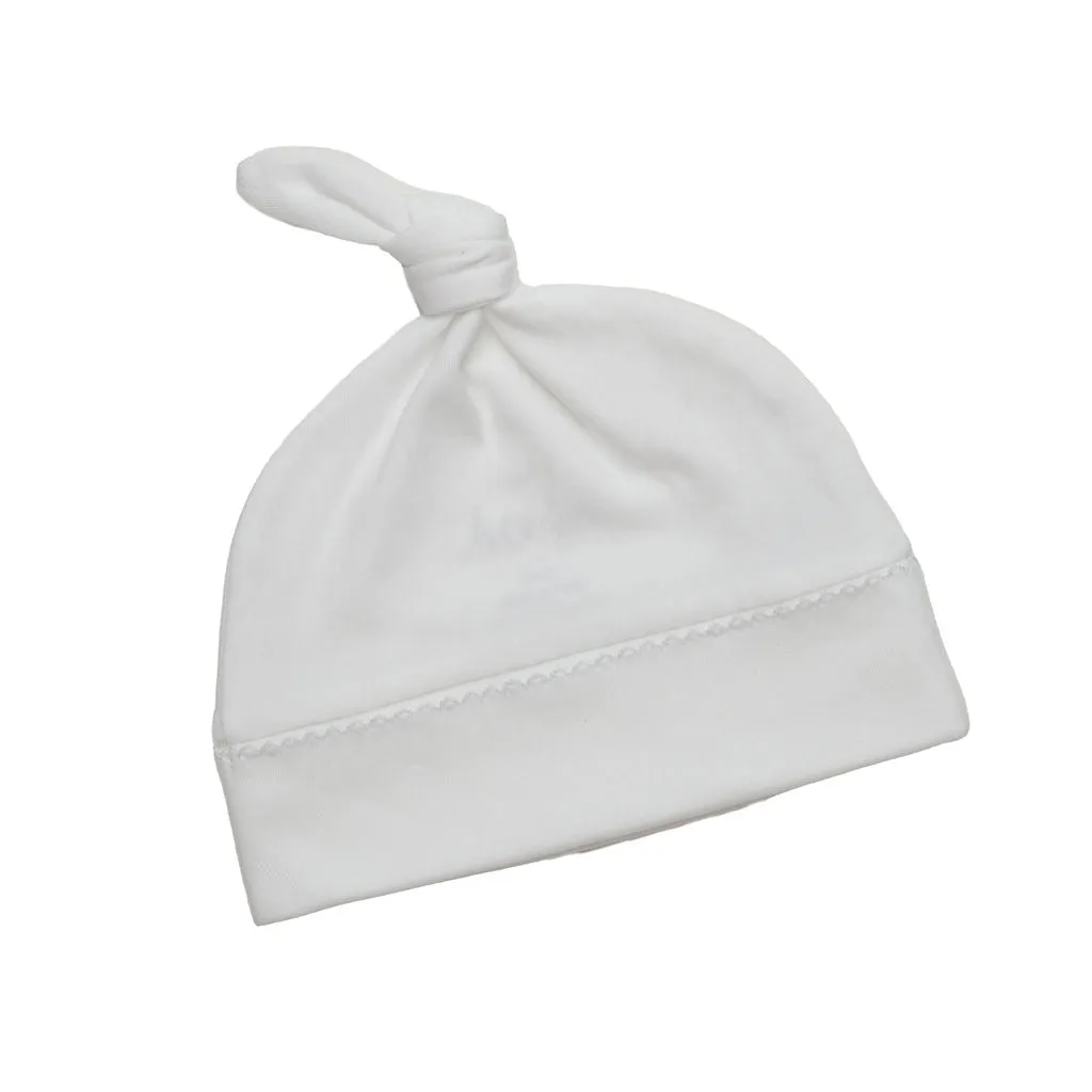 White Front Snap Footie