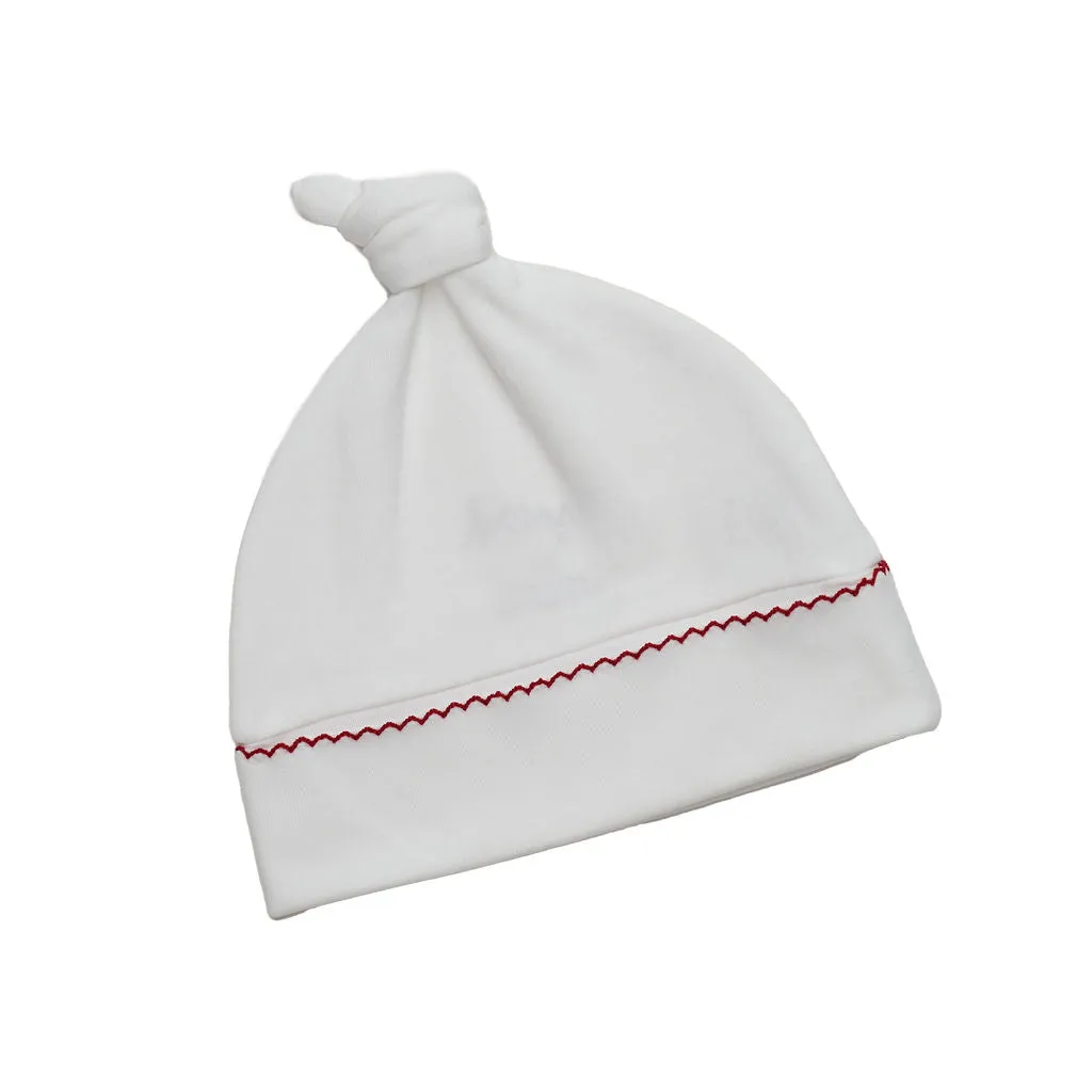 White Front Snap Footie