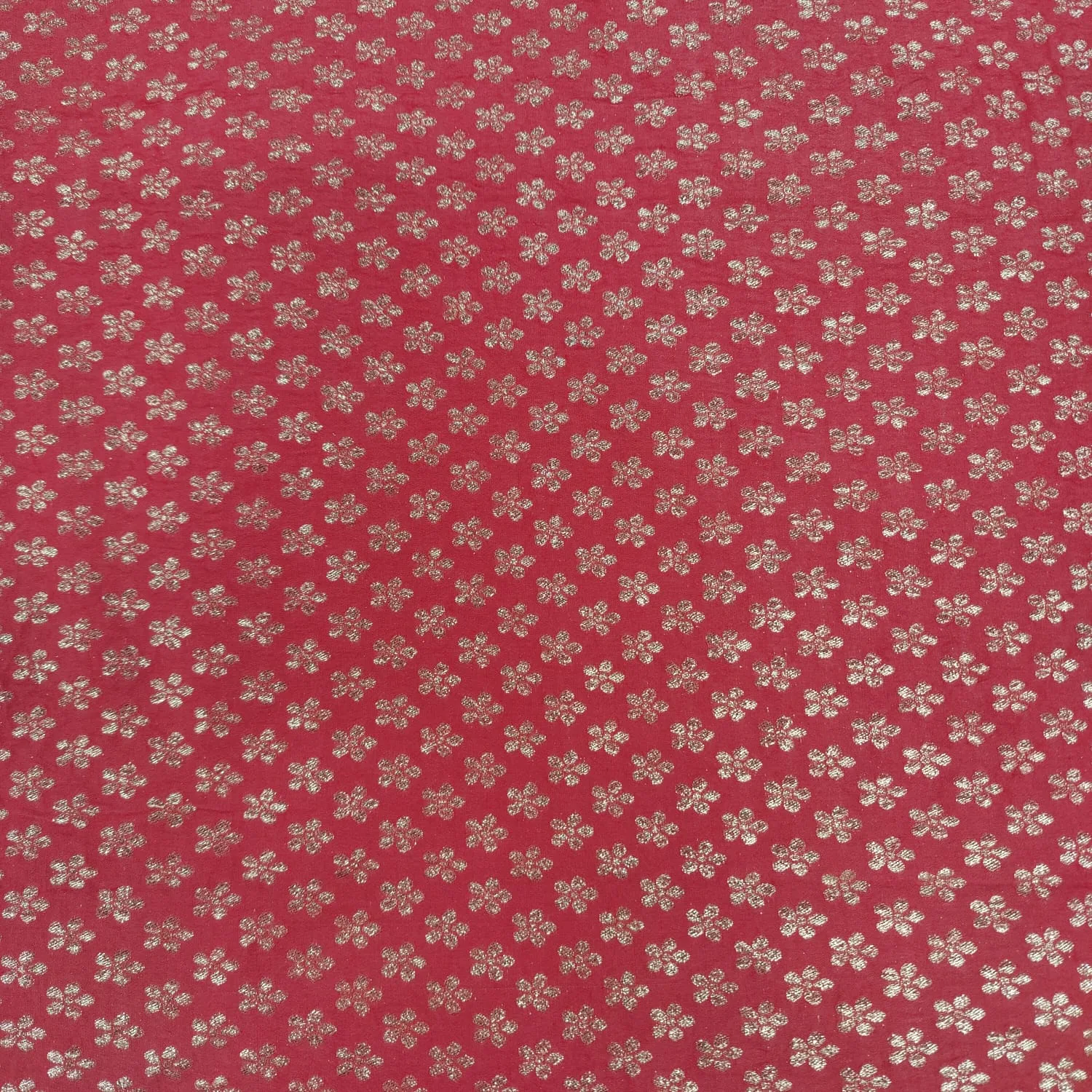 White Jaccquard Viscose Chanderi Dyable Fabric